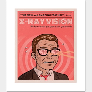 X ray Vision Vintage ad Posters and Art